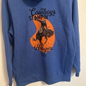 Blue Hoodie with Logo